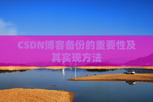 CSDN博客备份的重要性及其实现方法
